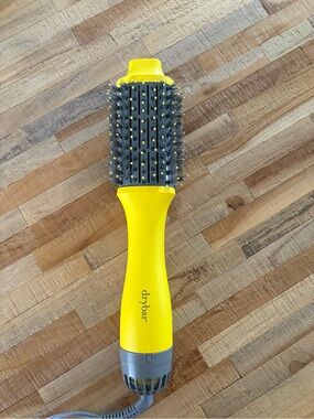 Drybar yellow vented round styling brush dryer